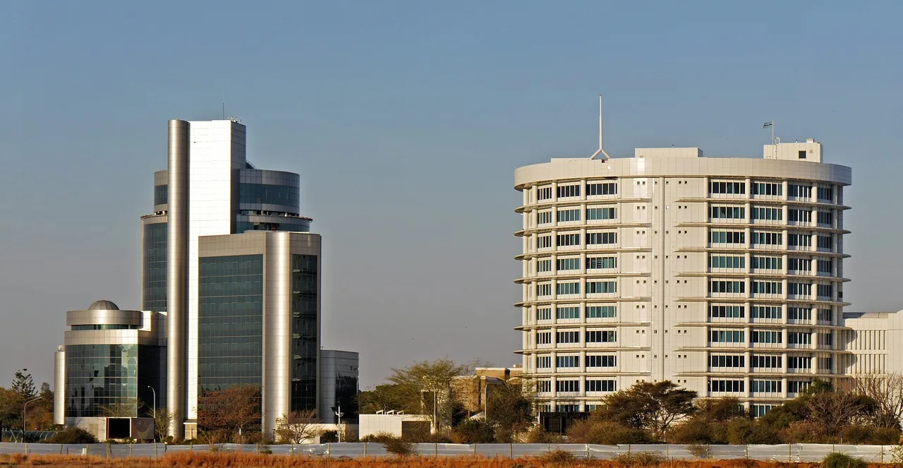 Gaborone — hub principal ville