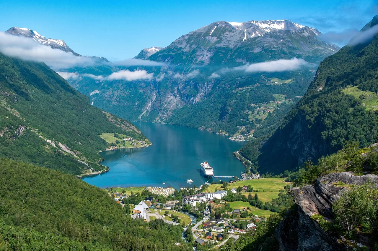 Geiranger — hub principal ville