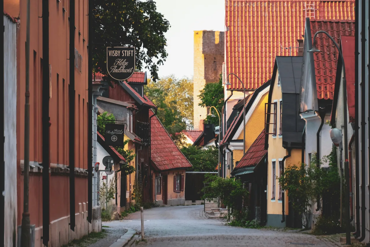 Gotland — hub principal ile
