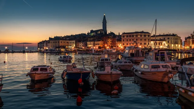 Rovinj — hub principal ville