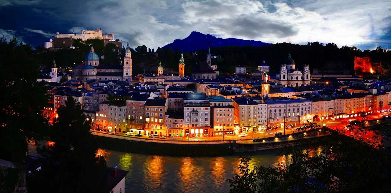 Salzbourg — hub principal ville