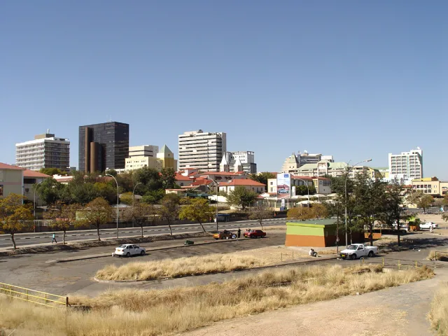 Windhoek — hub principal ville