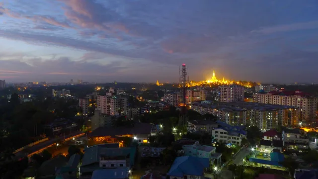 Yangon — hub principal ville